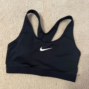 Black Nike sports bra
